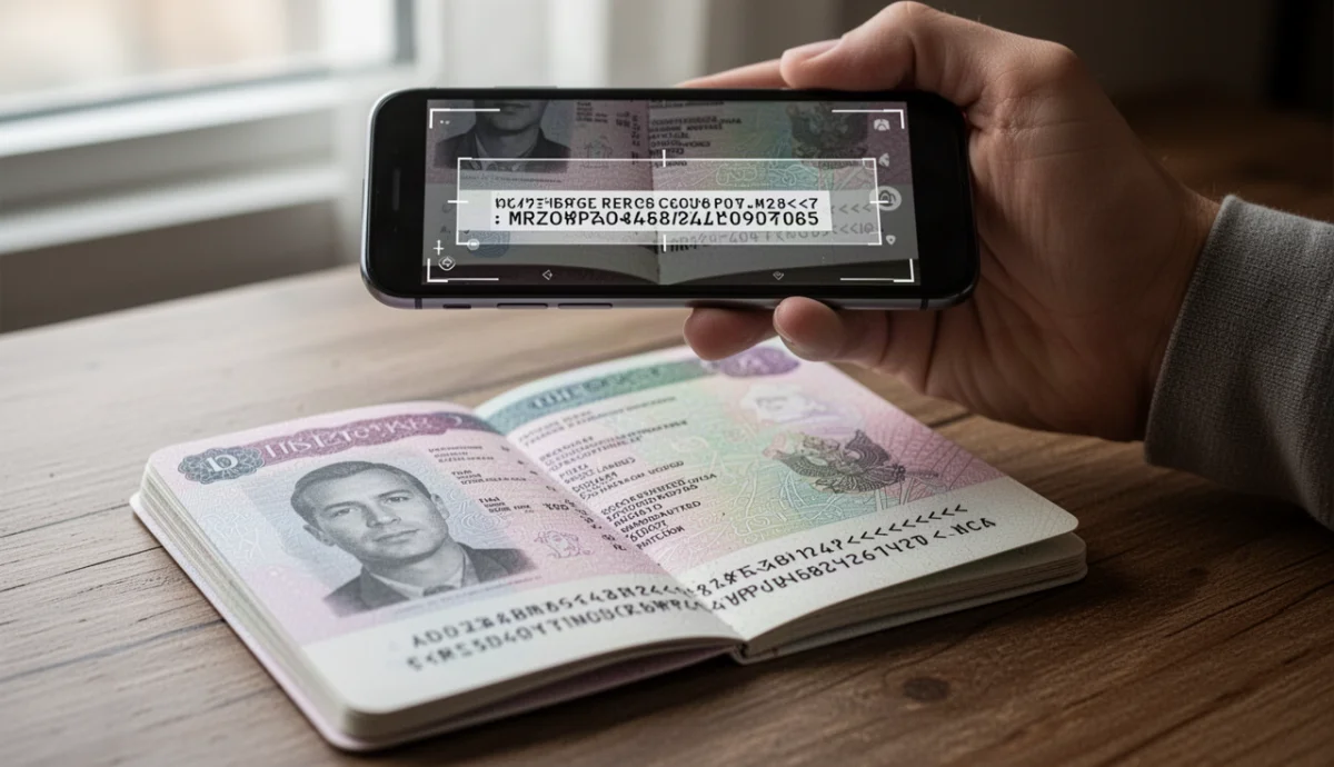Conformité de la bande MRZ et téléversement