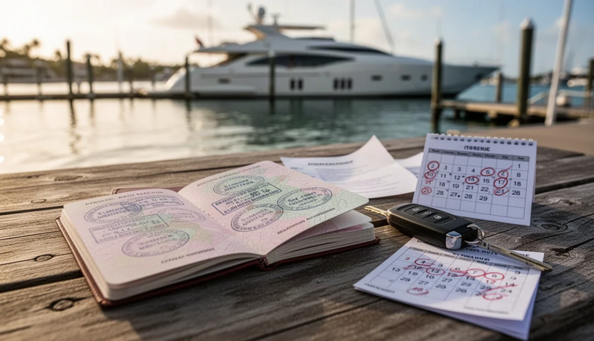 Escales aux Bahamas et bateau privé