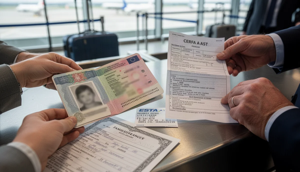 ESTA mineur voyageant avec ses parents: documents obligatoires