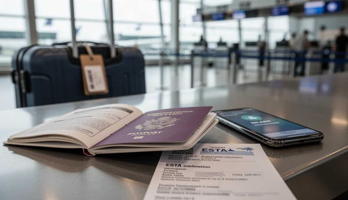 ESTA urgent délai express: bloqué au terminal